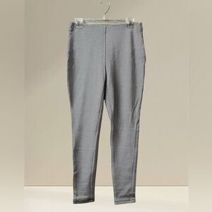 Chico's Geo Print Stretch Legging Pants Black and White • Small